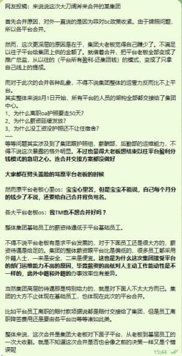 关于博系合并对员工造成的哪些不良影响和集团合并的具体原因分析